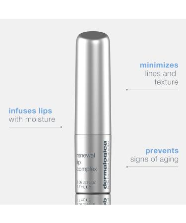 Dermalogica Renewal Lip Complex (0.06 Fl Oz) Anti-Aging Lip Balm Moisturizer for Dry Lips - Smoothes Rough Uneven Lips and Minimizes Contour Lines - Buy Online on GoSupps.com