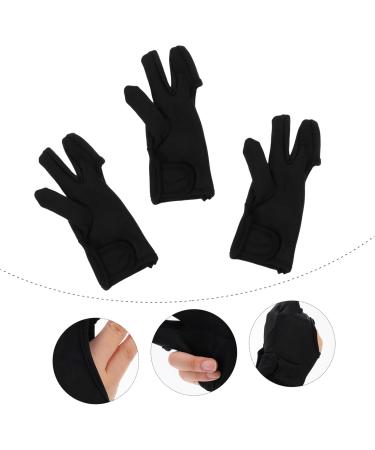 FRCOLOR 3pcs Hairdressing Gloves Heat Gloves Hair Styling Hair Curling Cotton Gloves Modeling Hair Curler - Buy Online on GoSupps.com