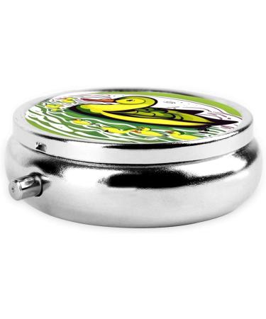 Duck Flock Gameround Pill Box - 3 Compartment Portable Travel Organizer | Black - Ideal for International Shipping - Buy Online on GoSupps.com