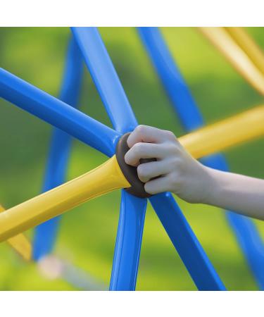 Zupapa 10FT Blue Dome Climber | Upgraded 2022 Decagonal Geo Jungle Gym | Supports 735LBS | Easy Assembly | Kids Outdoor Fun - Buy Online on GoSupps.com