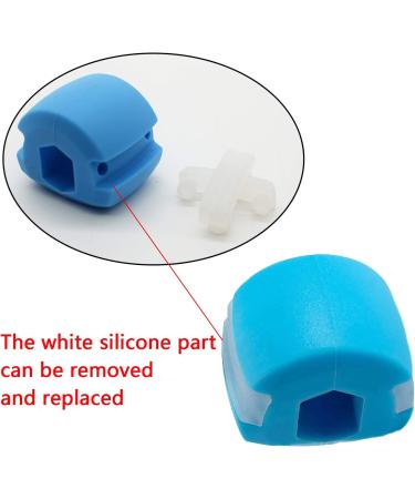 Krilira Jaw Exerciser (1 Pack) - Double Chin Reducer Fit Jaw Size Jawline Slim and Tone Your Face Exerciser Jaw Neck Face Exerciser Suitable for Beginners for Women Men (with Lanyard) BLUE - Buy Online on GoSupps.com