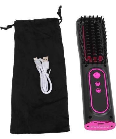Rechargeable Cordless Hair Straightener Brush | HURRISE Fast Heating Frizz Control Comb - Ergonomic Design for Effortless Straightening - Buy Online on GoSupps.com