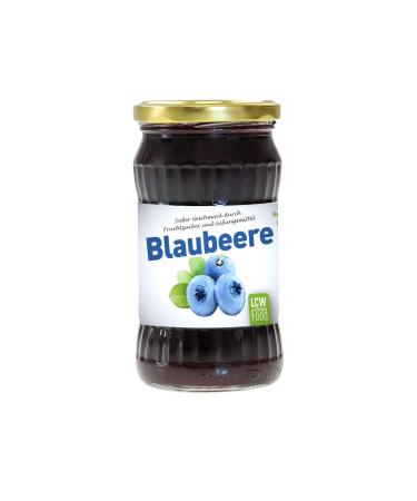 Buy LCW Blueberry Fruit Spread with Fructose & Sweeteners - 340g Glass Jar | International Shipping - Buy Online on GoSupps.com