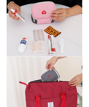 Mini Medical Organizer Bag Empty Travel First Aid Bag 2Pcs Small First Aid Survival Bag Small First Aid Bag Empty Emergency Trauma Kit Organizer Bag Mini First Aid Bag Medicine Pills Drug Storage Bag - Buy Online on GoSupps.com