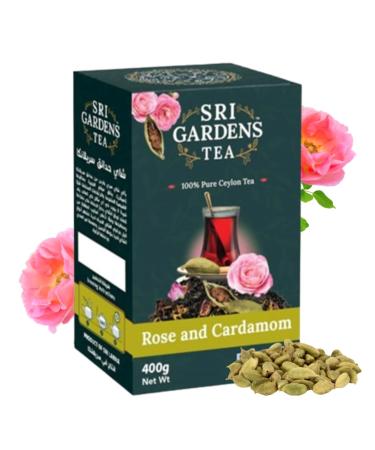 Sri Gardens 400g Desert Rose and Cardamom Black Tea Carton
