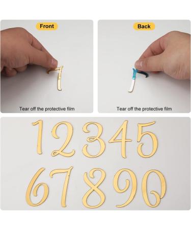 SAVITA 10pcs Acrylic Number Cake Topper with 0-9 Numbers Gold Number Cake Toppers Birthday Cake Toppers Numbers for Party Anniversary Celebration Birthday Wedding Cake Decorations (D20066) - Buy Online on GoSupps.com