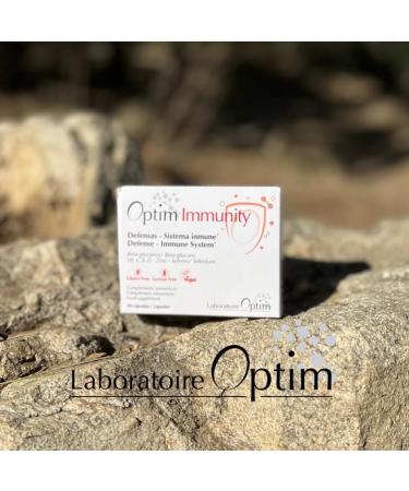 Optim Immunity Booster for Children and Adults - Zinc Multivitamin Vitamin C Vitamin D Selenium & Beta Glucan - Strengthens Immune Defenses - 30 Capsules - Buy Online on GoSupps.com