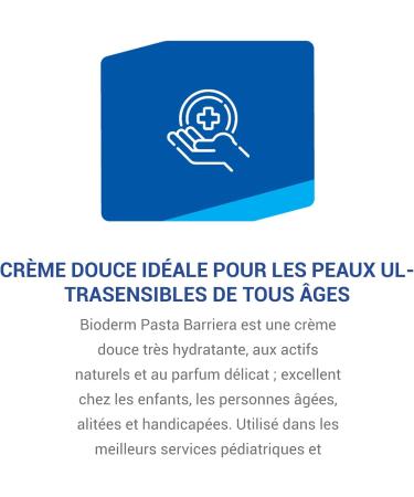 Bioderm Pasta Barriera - Cr me pour le Change l'Oxyde de Zinc - Id al pour Calmer Pr venir et Traiter les ryth mes Fessiers les Irritations et les Dermatites - Pour B b s et Adultes - 30 ml - Buy Online on GoSupps.com