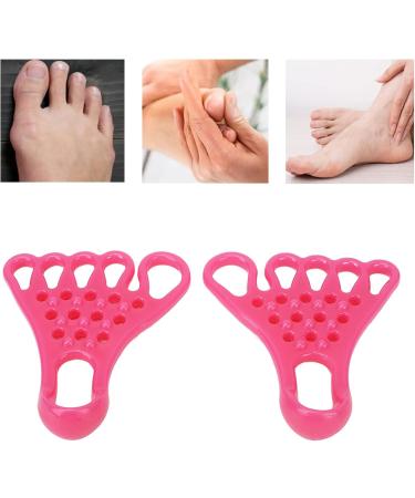 Toe Stretch Straightener & Corrective Claw - Pink Toe Stretch Belt for Muscle Relaxation - International Shipping - Buy Online on GoSupps.com