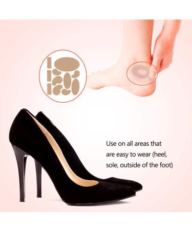 15Sheet Moleskin Tape Flannel Adhesive Pads for Heel Protection | Pre-Cut, Easy to Apply | Cenipar - Buy Online on GoSupps.com
