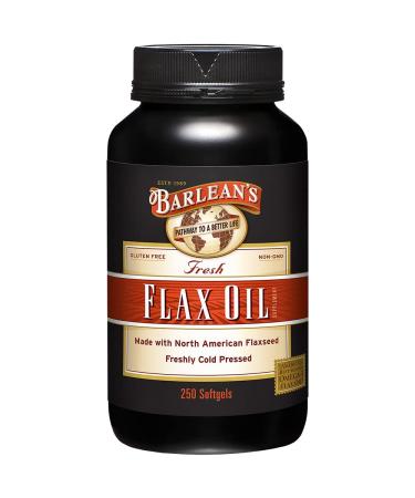 Barlean's Fresh Flax Oil 250 Softgels