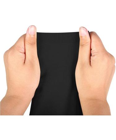 Life Compression Socks for Men & Women - Varicose Vein Pain Relief Calf Sleeves | 1 Pair of Elastic Sports Socks (L-Black - Buy Online on GoSupps.com