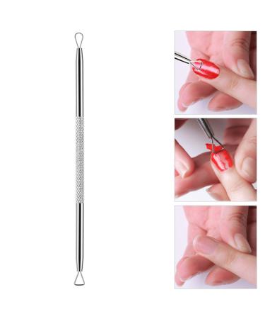 Lint Free Nail Art Gel Polish Remover Cotton Pads (975 Pieces) + Cuticle Double Head Pusher Tool - Tbestmax - Buy Online on GoSupps.com