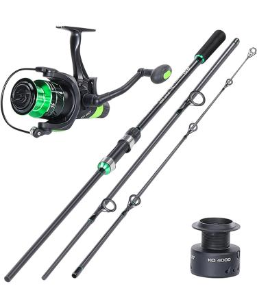 Soougayilang Surf Rod 3.3m with 4000 Carp Rollers Set - Ideal for Sea & Beach Fishing - Portable Travel Fishing Gear - Buy Online on GoSupps.com