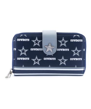 Loungefly NFL: Dallas Cowboys Logo All Over Print Wallet