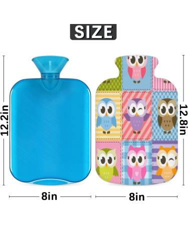 2L Hot Water Bottle with Cover - Pain Relief & Heat Therapy for Cramps Neck Shoulders & Feet - PVC Warmers for Cold Therapy - International Shipping - Buy Online on GoSupps.com