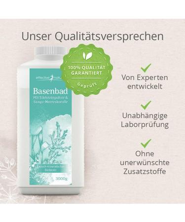 Effective Nature Basenbad 3000g with Sango Sea Coral - Smooth Skin Regenerating After Sport Additive-Free Foot Bath or Wrap - Supports Basenkur (3kg 1 Pack) - Buy Online on GoSupps.com