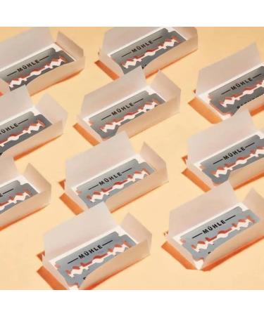 MHLE 10 Pack Safety Razor Blades: Sharp and Durable Blades for Smooth Shaving - Buy Online on GoSupps.com