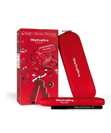 Diego Dalla Palma MyToyBoy Eyes Kit Gift Box for Women Mascara with Black Eye Stick 01 Box