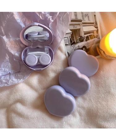 KCHYCV Purple Candy Contact Lens Container - Portable Mini Storage with Mirror for On-the-Go Use - Buy Online on GoSupps.com