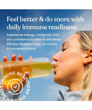 Immune Ready Electrolytes Powder Packets - Vitamin C Immune Support Drink Mix with Zinc D3 & Beta Glucan - Low Sugar Hydration Delicious Peach Mango Flavor Peach Mango 0.2 Ounce (Pack of 15) - Buy Online on GoSupps.com