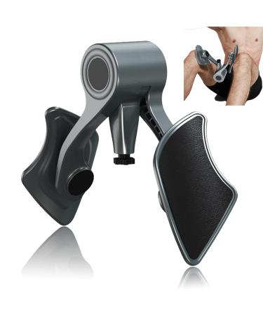 Hyesrtey thigh trainer hip trainer pelvic floor muscle trainer 360 sound wall setting pelvic floor trainer for legs arms leg back women buttocks correction postpartum at home (black)