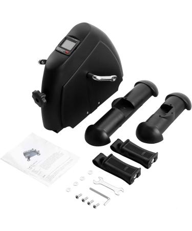 Mini Cycle Bike Foot Pedal Exercise Machine - Portable Arm and Leg Recovery Peddler Exerciser in Black - Buy Online on GoSupps.com