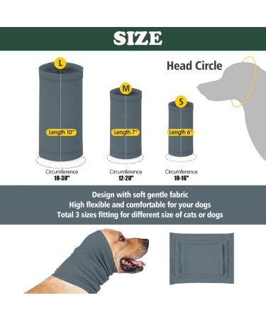 Anlitent Calming Dog Hoodie with Ear Cover for Anxiety Relief and Grooming - Small Blue - Buy Online on GoSupps.com