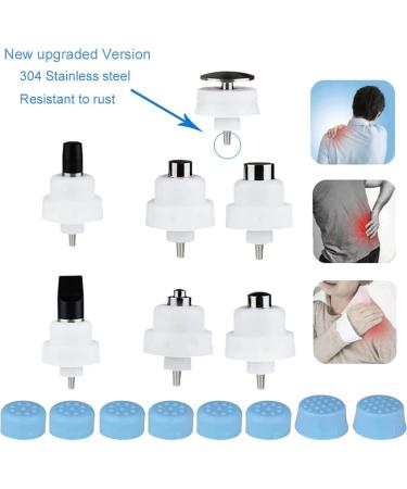 Purchase Lmeil Shock Wave Therapy Device - Effective Pain Relief & Deep Tissue Massager with 7 Function Heads for Muscle Relaxation - Buy Online on GoSupps.com