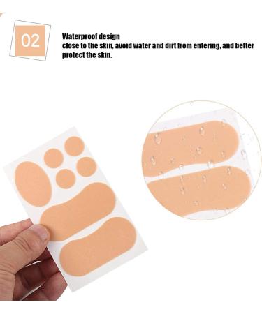 15 Sheets Oval Moleskin Pads for Feet | Adhesive Blister Tapes and Coverlets | Knit Mole Skin Patches for Boots, Hiking, and Unsuitable Shoes - Buy Online on GoSupps.com