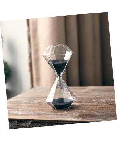 Bestonzon Diamond Sandwatch Hourglass - Elegant 5-Minute Glass Timer & Decorative Kitchen Clock | High Borosilicate Crystal Design - Buy Online on GoSupps.com