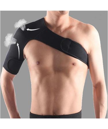 Adjustable Neoprene Right Shoulder Support Strap - Pain Relief & Injury Prevention - Buy Online on GoSupps.com