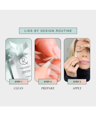 Eyelid Correcting Strips for Heavy Hooded Lids - LIDS BY DESIGN, 80 Count (4mm) - Buy Online on GoSupps.com