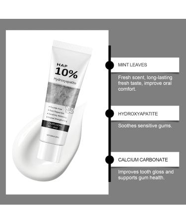 Byeaon Nano Hydroxyapatite Toothpaste Daily Whitening Toothpaste Toothpaste Recovery Toothpaste 120g Effectively Removes Stains and Discoloration for Women and Men Orals Care - Buy Online on GoSupps.com