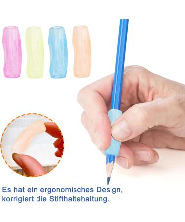 Ergonomic Writing Aid Set for Abbey Children | Silicone Pen Handles for Left-Handed & Right-Handed | Disability-Friendly Writing Tools - Buy Online on GoSupps.com