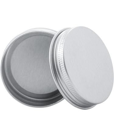 TsoLay 30ml Silver Aluminum Round Lip Balm Container with Screw Cap (Pack of 96) - Buy Online on GoSupps.com