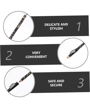 FOMIYES 12 Pcs Two-in-one Eyebrow Pencil Waterproof Brow Pencil Brow Drawing Pens Eyebrow Makeup Tools Girl - Buy Online on GoSupps.com