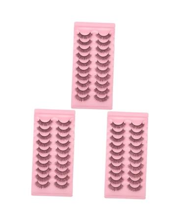 POPETPOP 30 Pairs False Eyelashes Eyelash Women Eyelashes Dramatic Eyelash Makeup Accessories False Eyelashes Fluffy Fake Eyelashes Girls False Eyelashes Extend Imitation Miss Dense