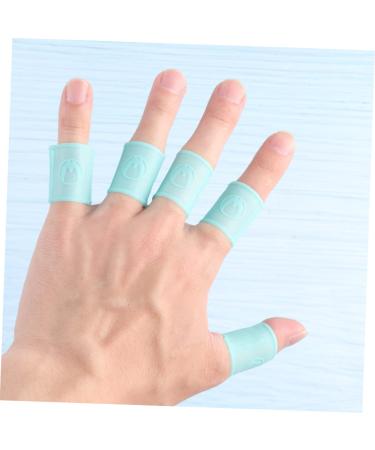 Buy FRCOLOR 8 Pcs Thumb Splint Brace Kit - Silicone Golf Finger Sleeves & Support Gloves for Sports & Work - Finger Protectors for Pain Relief - M Blue - Buy Online on GoSupps.com