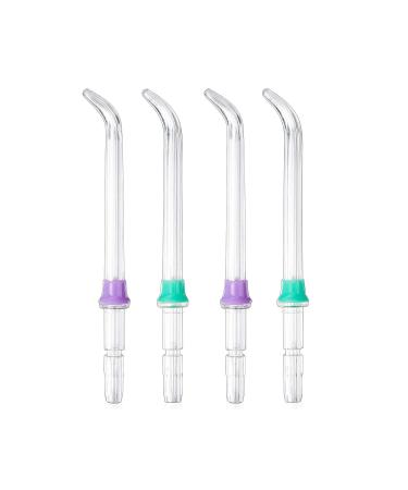 Flosser Replacement Tips for Waterpik Water Flosser, High-Pressure Jet Tips, Flosser Refill Replacement Heads, Compatible with Waterpik Oral Irrigator and Dental Flossers, Orthodontic Tips 4 Packs