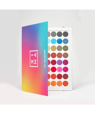 3INA MAKEUP All The Colors palette multicolor eyeshadow palette longlasting shades multicolor eyeshadow with 56 shades of matte glitter and metallic finish vegan not tested on animals - Buy Online on GoSupps.com