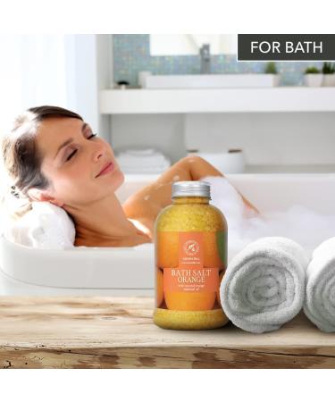 Orange Bath Salts with Natural Essential Oil 21.16 Oz | Beauty, Bathing, Body Care, Wellness, Spa - Buy Online on GoSupps.com
