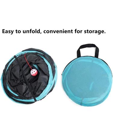 Cat Tunnel 5 Way Cat Tunnel Tube Toys Foldable Cats Play Tunnels Toys with Bell for Indoor Outdoor Pet Interactive Training Toy for Cat Rabbit or Small Animal - Buy Online on GoSupps.com