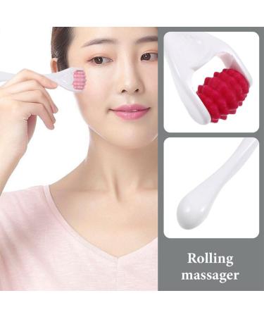 Minkissy Mini Facial Scooter - Silicone Eye Roller & Facial Massager for Skin Care | Relieve Eye Swelling Fine Lines & More (4 Pieces) - Buy Online on GoSupps.com