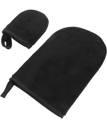 FOMIYES 2 Sets Tanning Gloves Face Tan Mitt Back Tanning Mitt Manicure Protective Gloves Body Lotion Applicator Back Lotion Uv Manicure Gloves Uv Gloves for Nails Flocking Pe Black Tool - Buy Online on GoSupps.com