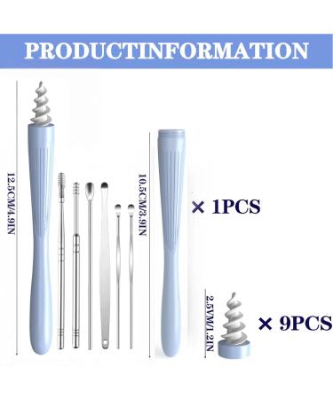 Ear Wax Removal Tool 2025 Ear Wax Removal Reusable and Washable Replacement Soft Silicone Tips for Cleaner Earwax Ear Wax Removal Kit Contains 7 Types of Ear Cleaner Tools - Buy Online on GoSupps.com
