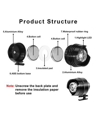 2 Pack Croc Headlamp Headlights - Funny Red Shoe Accessories & Decorations | Perfect Gift for Crocs Lovers - Buy Online on GoSupps.com