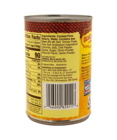 Old El Paso Fat Free Refried Beans 16 oz. - Buy Now and Enjoy Healthy Mexican Flavors! - Buy Online on GoSupps.com