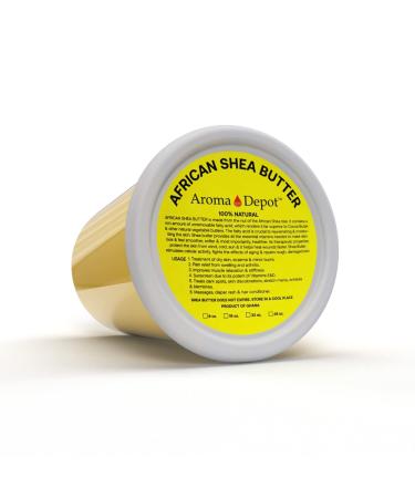32 oz Yellow/Gold Grade A Raw African Shea Butter - 100% Pure & Unrefined Moisturizer for Dry Skin - Ideal for Body, Hair & Face - 2lb - Buy Online on GoSupps.com