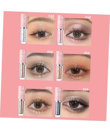 SOESFOUFU Eyeshadow Bling 8pcs Eye Shadow Lady Tools Makeup Tools Eyeshadow Glitter Women Eyeshadow Highlight Miss Cosmetics - Buy Online on GoSupps.com